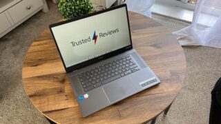 A top-down view of the Acer Chromebook Plus 515.