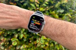Apple Watch Ultra 2 front heart rate zone