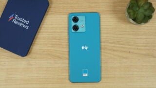 Motorola Edge 40 Neo on a table