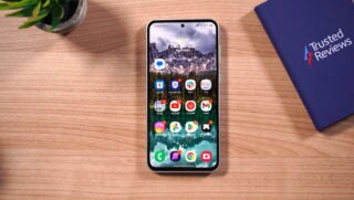 Samsung Galaxy S23 FE on a table
