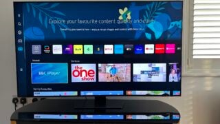 Samsung QN90C Tizen interface