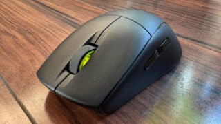 An overhead view of the Corsair M75 Air gaming mouse.